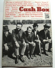 CASH BOX MAGAZINE  October 25 1969:  THE BAND Cover, Mighty Thau, Bee Gees