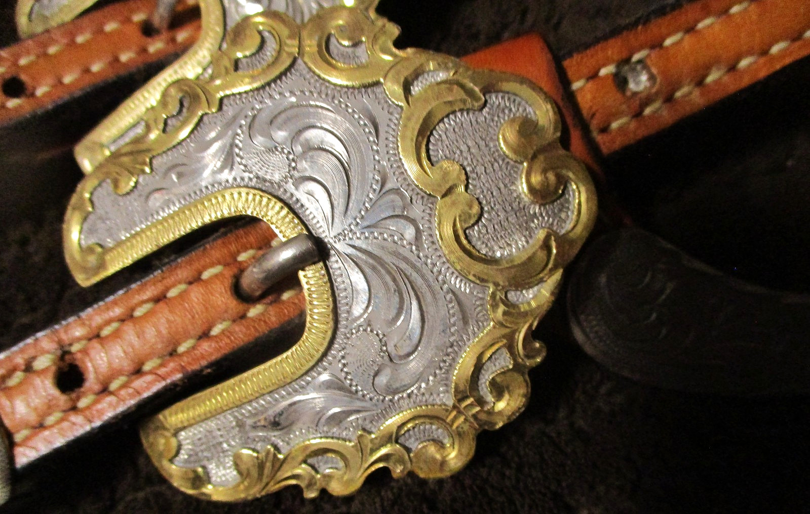 Dale Chavez Double Ear Silver Show Bridle Headstall-Excellent Condition