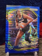 2025 Panini Prizm WNBA #48 Teaira McCowan Blue Pulsar Prizms #/199