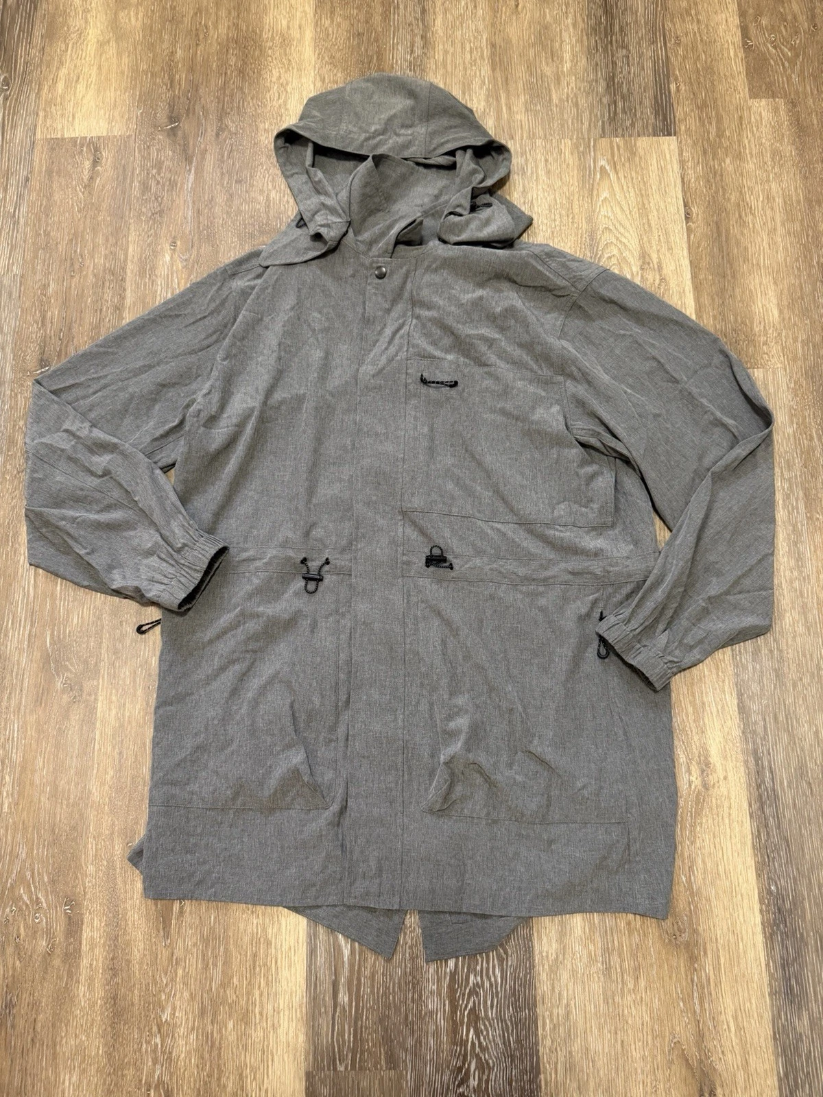Men’s Packable Parka Jacket, Size Medium, Lot Of 3, New, Outerwear, Hooded, Zip image 2