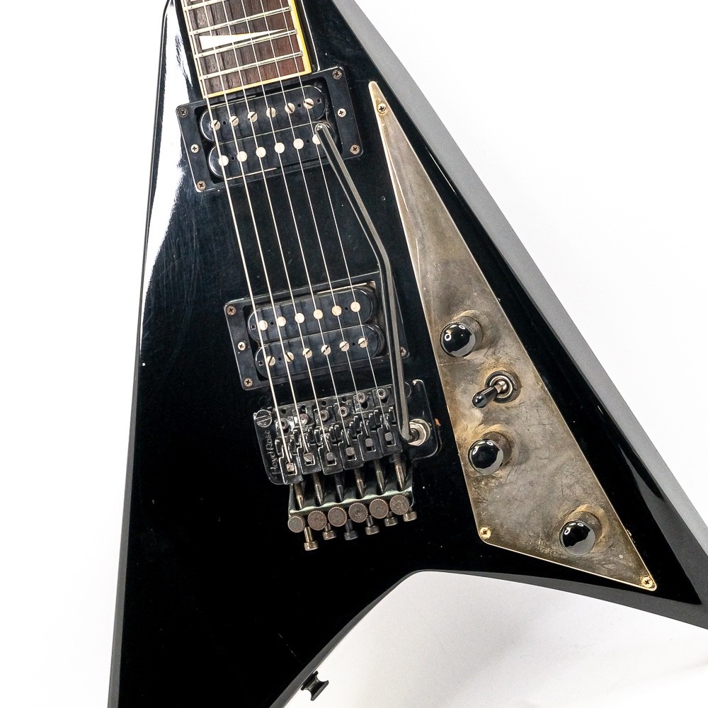 Fernandes JS-100 Randy Rhoads Guitar Black with Floyd Rose Tremolo