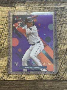 2025 Topps Finest Kristian Campbell Common Purple /250