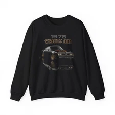1978 Trans Am Sweatshirt Classic Muscle Car Firebird Retro Crewneck Pullover