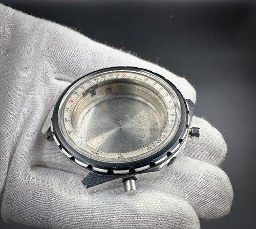 Originale Breitling Navitimer 1806 Cal.12 cassa, lunetta, pulsanti, PER RIPARAZIONE RICAMBI - Foto 4 di 11