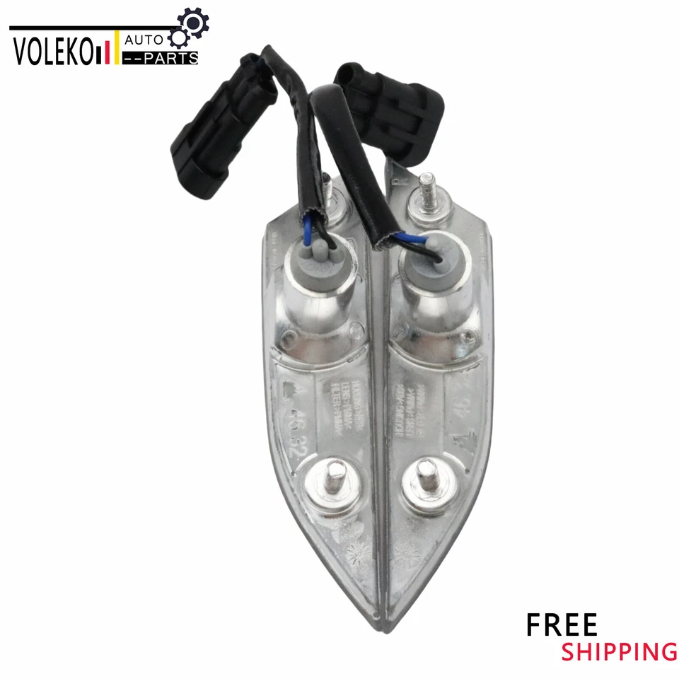 Lente indicadora lateral transparente con bombilla para Gallardo Base Coupe 2 puertas 04-09 Foto 4 de 4