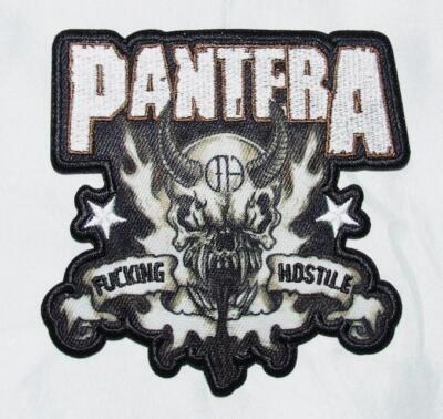 Pantera Hostile Iron On Patch Heavy Metal