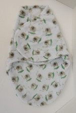 No Makers Tag Fleece Swaddle Sleeper - Size 0-3 Mo Elephants