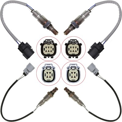 4pcs Oxygen Sensor Up+Downstream For Ford 2015-2019 Edge 2016-2019 Explorer 3.5L