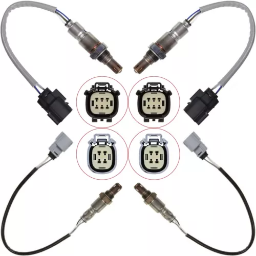 4PCS Oxygen Sensor For Ford Explorer Flex 3.5L V6 2016-2019 Upstream+Downstream - Foto 2 di 12