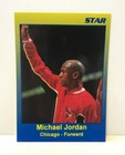 New ListingMichael Jordan Star Company WAVING to the CROWD Yellow Blue GLOSSY Promo Card