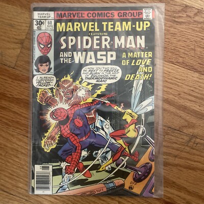 Marvel Team-Up #60 Spider-Man and The Wasp (Avengers) John Byrne Art 1977