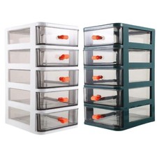 Five Layer Paper Storage Cabinet Plastic Drawer for Home Office Chest Drawers