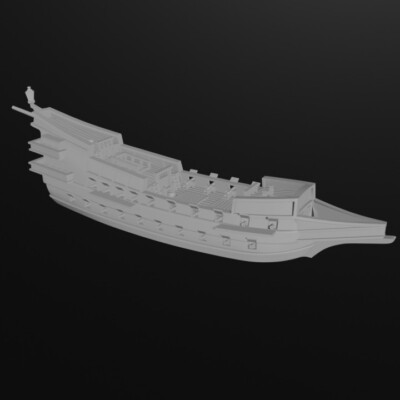 1/700th Spanish/Portuguese Galleon San Mateo (Turner Miniatures)