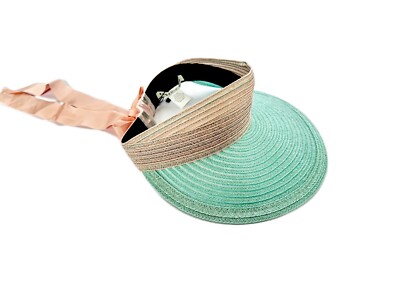 Eugenia Kim Ricky Hat Visor Pink Eugenia Kim Ricky Visor Pale Pink One Size NWT Hemp Blend | eBay main image 4