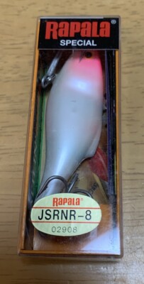 Leurre Rapala Rattlin Rap RNR-8, Couleur Spéciale Cotton Candy, Rare, 80mm, 21g