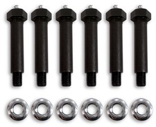 6 Six Kit 3500 Trailer Axle Spring Shackle Grease Type Eye Wet Bolt 916 X3