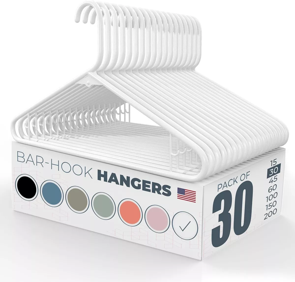 Plastic hangers with hooks sales