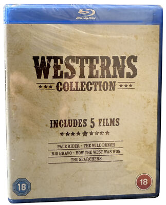 WESTERNS COLLECTION: The Searchers / Pale Rider / The Wild Bunch / Rio - BluRay
