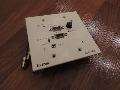 Extron RGB 460xi White Wall-Mountable Analog Computer-Video and Audio Interface