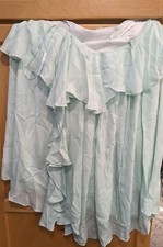 Rebecca Minkoff Dress Womens size 4 Adjsutable Strap Shift Lined Ruffle