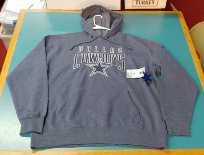 Dallas Cowboys NFL Team Apparel Hoodie Rico Authentic Sweatshirt Size XL NWT NEW
