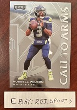 2020 Panini Playoffs Russell Wilson Call To Arms Silver NFL Seahawks 🔥INVEST📈
