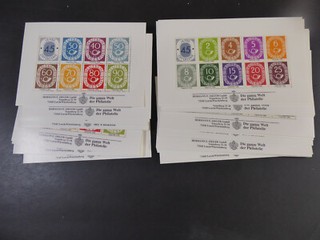 Federal Posthorn Series 100x as Facsimile Prints in Block Form ex Winner DECORATIVE!