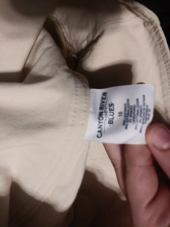 NUEVO CON ETIQUETAS NUEVO SEARS Canyon River Blues niñas talla 16 Tween falda corta cinturón lentejuelas Foto 4 de 4