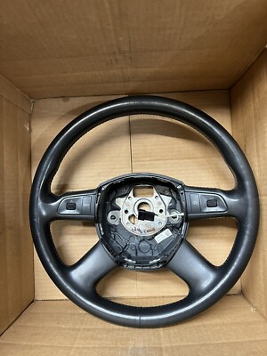 05-08 Audi A4 Steering Wheel OEM Sport Perforated Multi Function Control 06 07