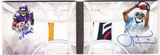 2013 Topps Five Star Dual Auto Relic Book Patterson Vikings Hunter Titans 1/5