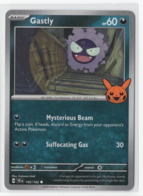 Pokemon Trick or Trade 2024 - Gastly TEF 102/162 | eBay