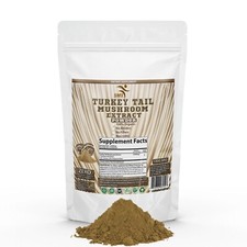 Turkey Tail Mushroom Extract 60 Polysacharrides Boost Gut Health 100G Powder