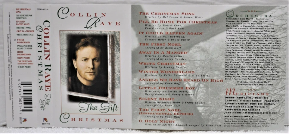 COLLIN RAYE "Christmas - The Gift" Cassette Reunion Records 02341-0021-4 - Image 2 of 4
