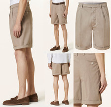 Brunello Cucinelli American Pima Bermuda Shorts Gabardine Pants Trousers M
