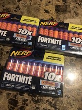 3 Nerf Accustrike Mega Dart Series Refill 10 Count Red Foam Darts Hasbro Toy NEW
