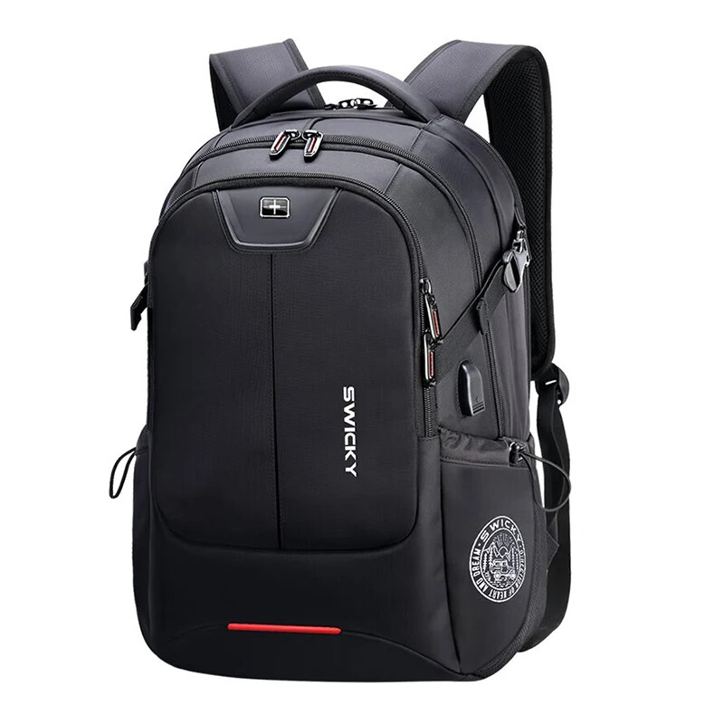 Waterproof Anti-Theft USB Charging Backpack for Men with School Laptop Compartment  -image