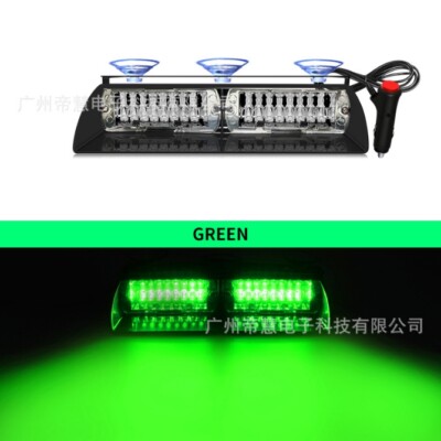 16LED Auto Blitzlicht Frontblitzer Warnleuchte Dash Strobe Notfall Warnung KFZ