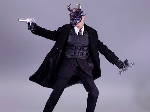 Figura Armas Accesorios Escala 1/12 Mini Pistola Plástico Ajuste Figura de Acción 6" - Imagen 6 de 10