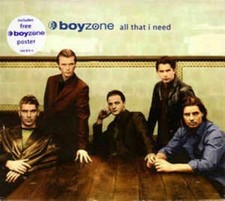 All That I Need CD Boyzone (1998) Amazing Value Free P&P