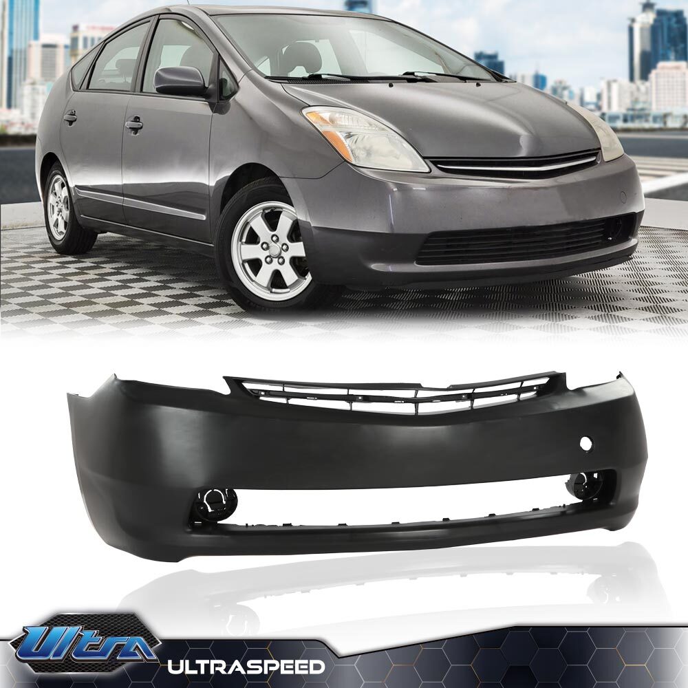 Front Upper Bumper Cover Assembly Fit For 2004-2009 Toyota Prius Sedan Black
