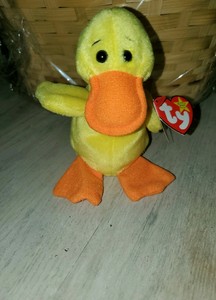 ty beanie baby quackers 1993