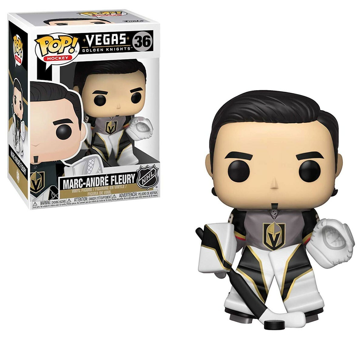 Nhl Vegas Oro Caballeros! Funko Pop! Deportes Marc-Andre Fleury Vinilo Figura #36