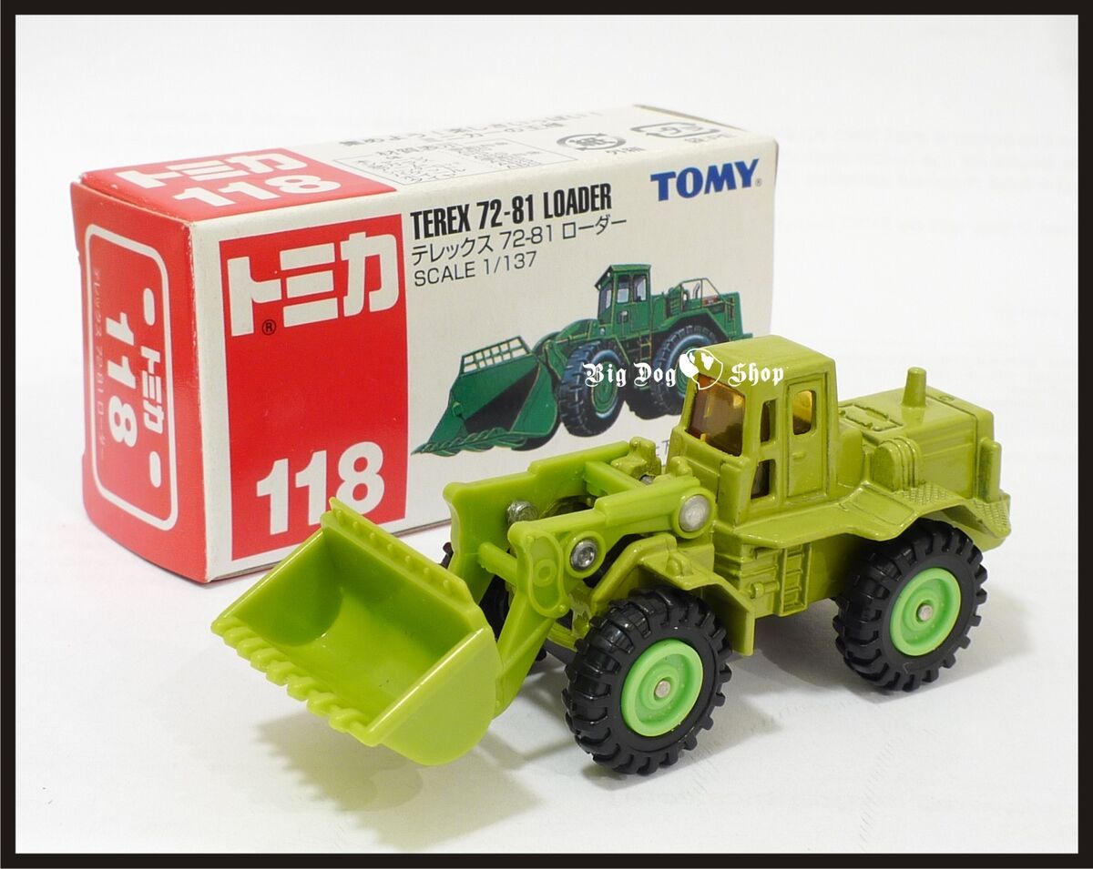 TOMICA 118 TEREX 72-81 LOADER 1/137 TOMY DIECAST CAR NEW TOMICA 118 TEREX 72-81 LOADER 1/137 TOMY DIECAST CAR NEW