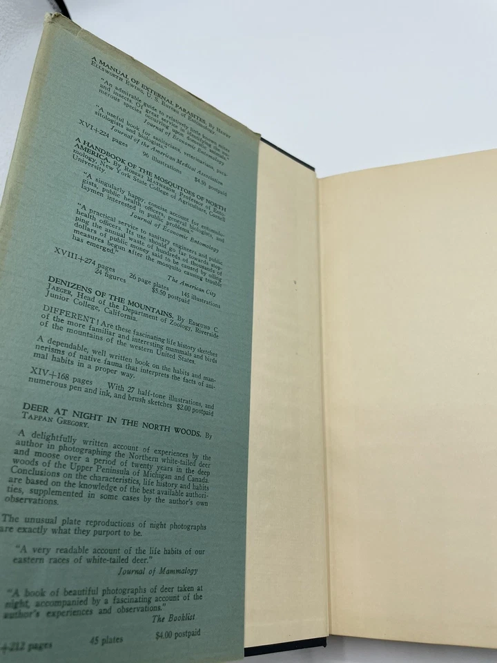 Economic Mammalogy 1932 hardcover Junius Henderson Charles C Thomas - Image 4 of 4