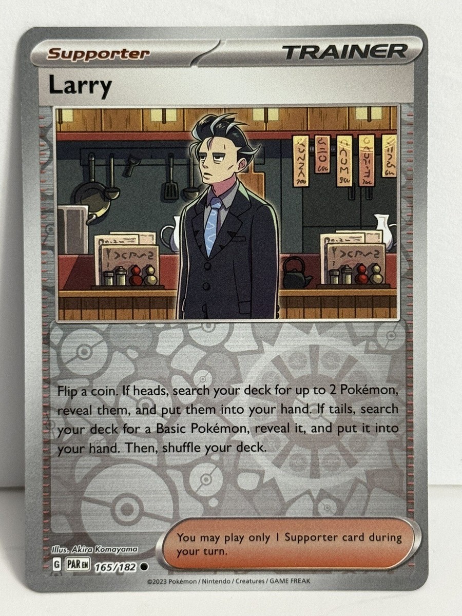 Pokemon TCG - Paradox Rift - Reverse Holo - Larry - 165/182 NM | eBay