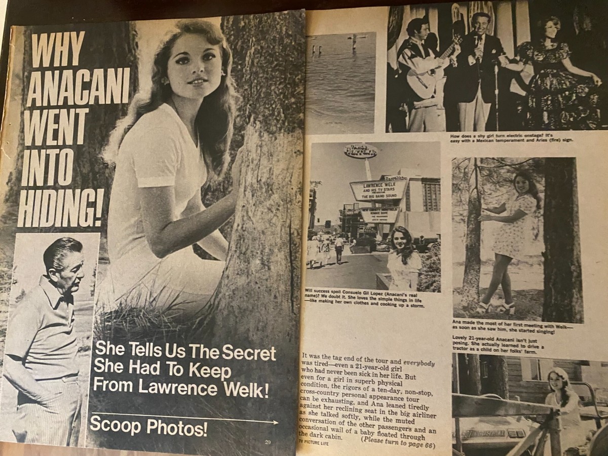Anacani, The Lawrence Welk Show, Five Page Vintage Clipping