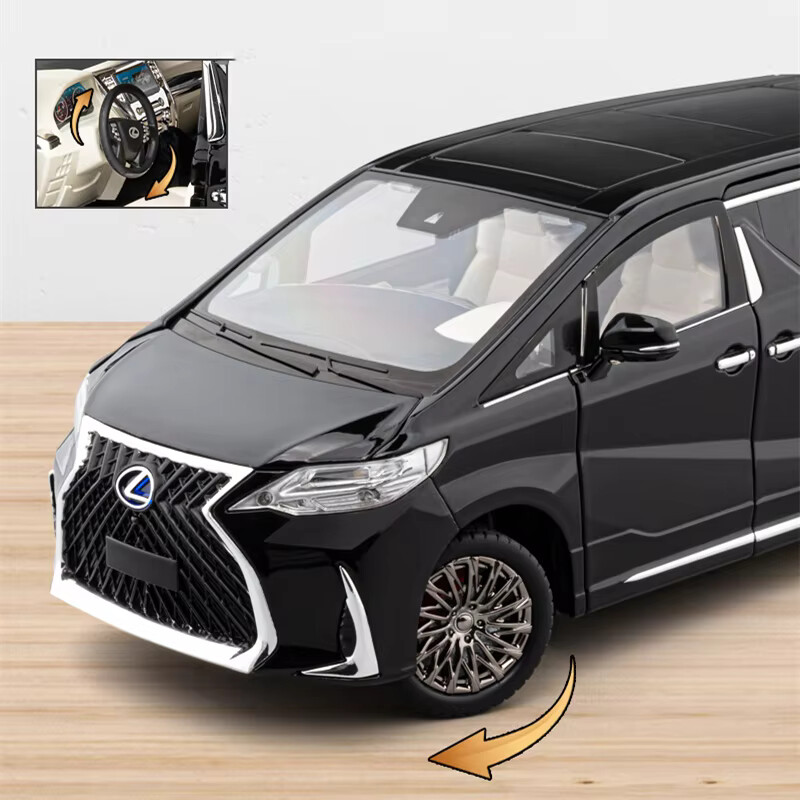 1:18 Scale Lexus LM300 Alloy Model Miniature Car Children