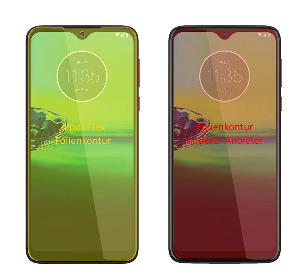 2x Protector Pantalla para Motorola Moto G8 Play Película Protectora Fundas 100% dipos Foto 2 de 4