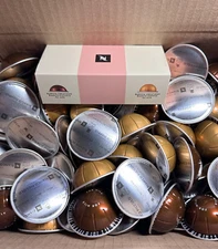 Nespresso Bianco Piccolo for milk & Bianco Doppio for milk Total 144 Bulk/ Loose