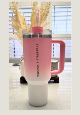 Stanley X Starbucks Philippines Limited Pink Ombre 40oz Tumbler